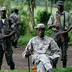 Rwanda arrests Congo rebel leader Nkunda (image by CSMonitor.com).