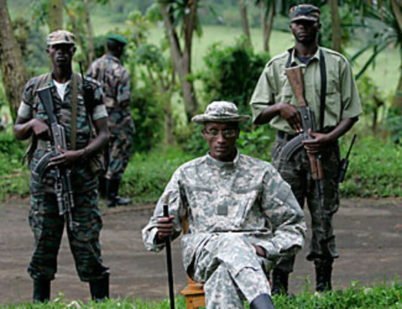 Rwanda arrests Congo rebel leader Nkunda (image by CSMonitor.com).