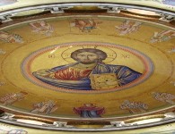 Holy Sepulchre, detail of the dome over the Katholikon, Jerusalem(Berthold Werner)