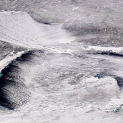 Cloud streets over the Great Lakes in this Jan. 27, 2019 image.NOAA, NOAA Environmental Visualization Laboratory