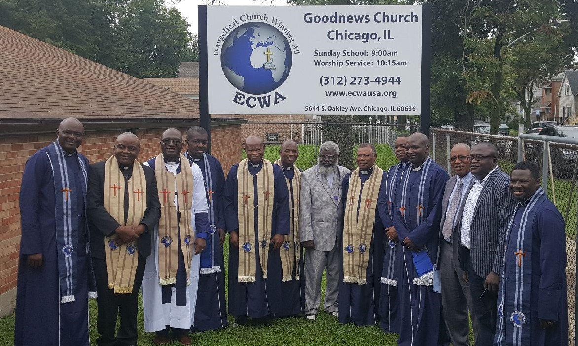 ECWA ordained ministers along with DCC Exco and Council Members Sept 28, 2019.