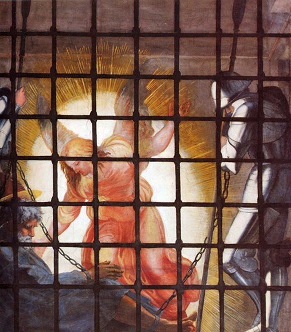The Angel Rescues Peter from Jail