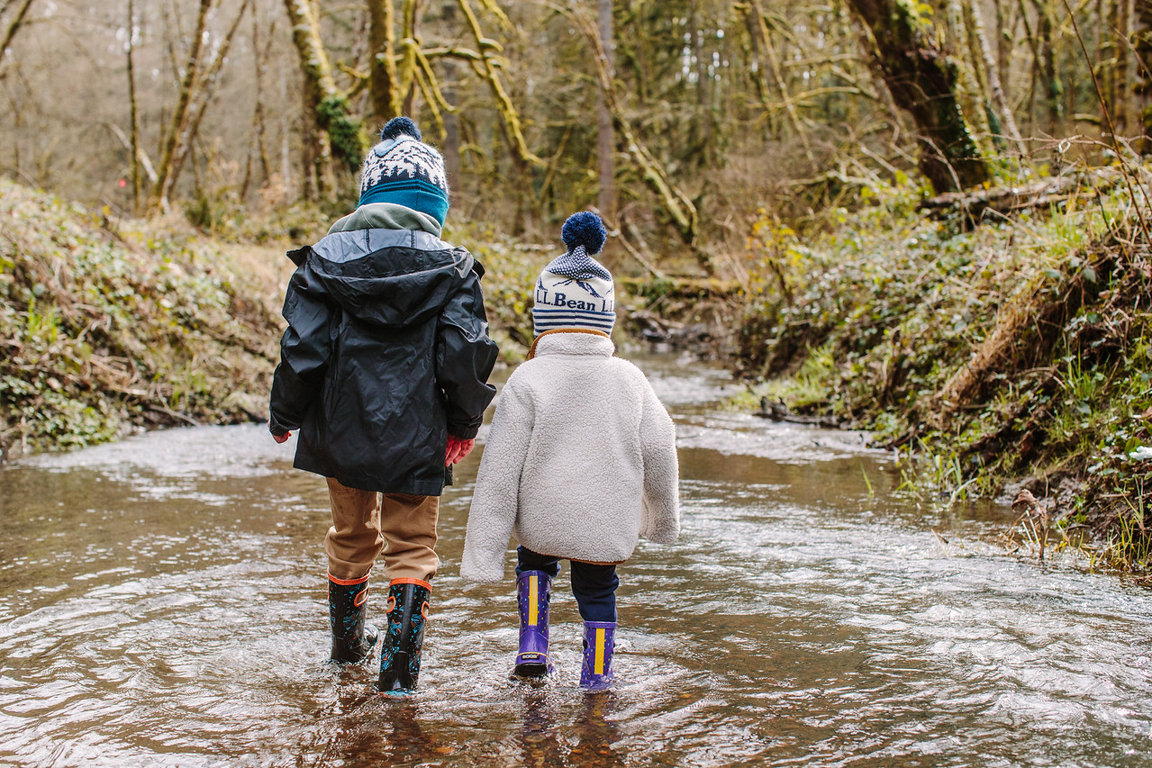 Hicking in the rain with kids (Michelle Pear)