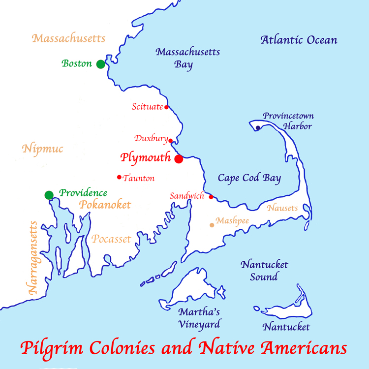 Pilgrim Colonies and Native Americans