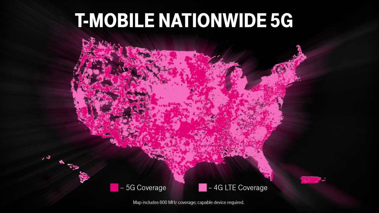 T-Mobile Launches 600MHz 5G Across the US