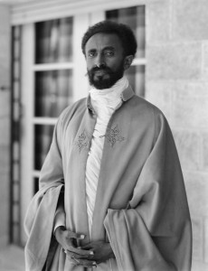 Haile Selassie, the Emperor of Ethiopia between 1930 and 1974. He is of central importance to Rastas, many of whom regard him as the Second Coming of Jesus and thus God incarnate in human form.