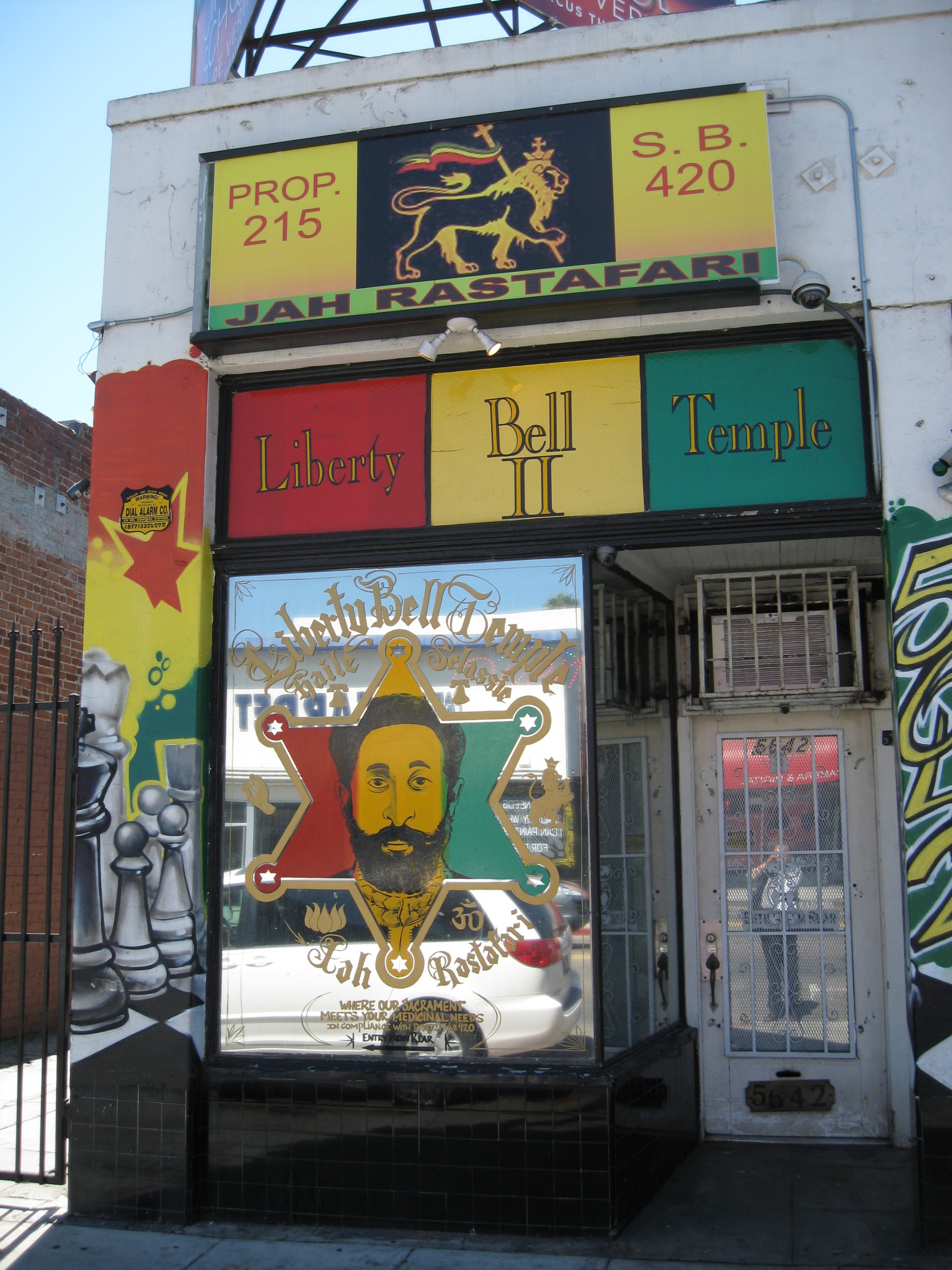 The Liberty Bell Temple in Los Angeles, US was established by the American Rasta Ed Forchion