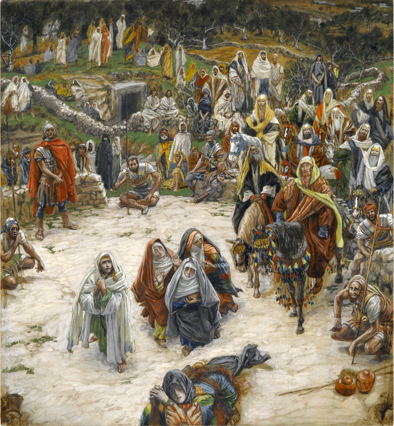 Crucifixion, seen from the Cross by James Tissot - Online Collection of Brooklyn Museum, c. 1890. (Brooklyn Museum, 2008)