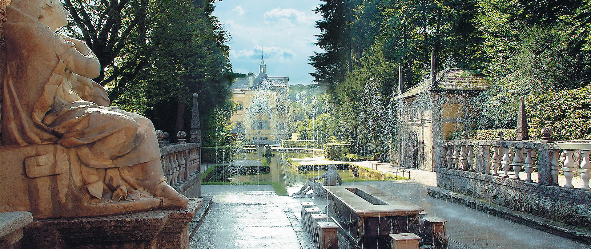 Hellbrunn Castle and Trick Fountains