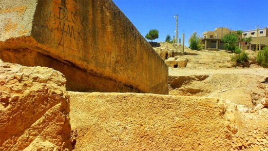 The massive carved stones of Baalbek. (Images, Glamroz)