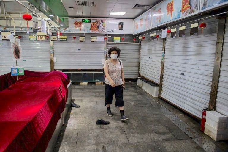 The latest coronavirus outbreak in China is thought to have emerged from a wholesale food market. (Image by AFP)