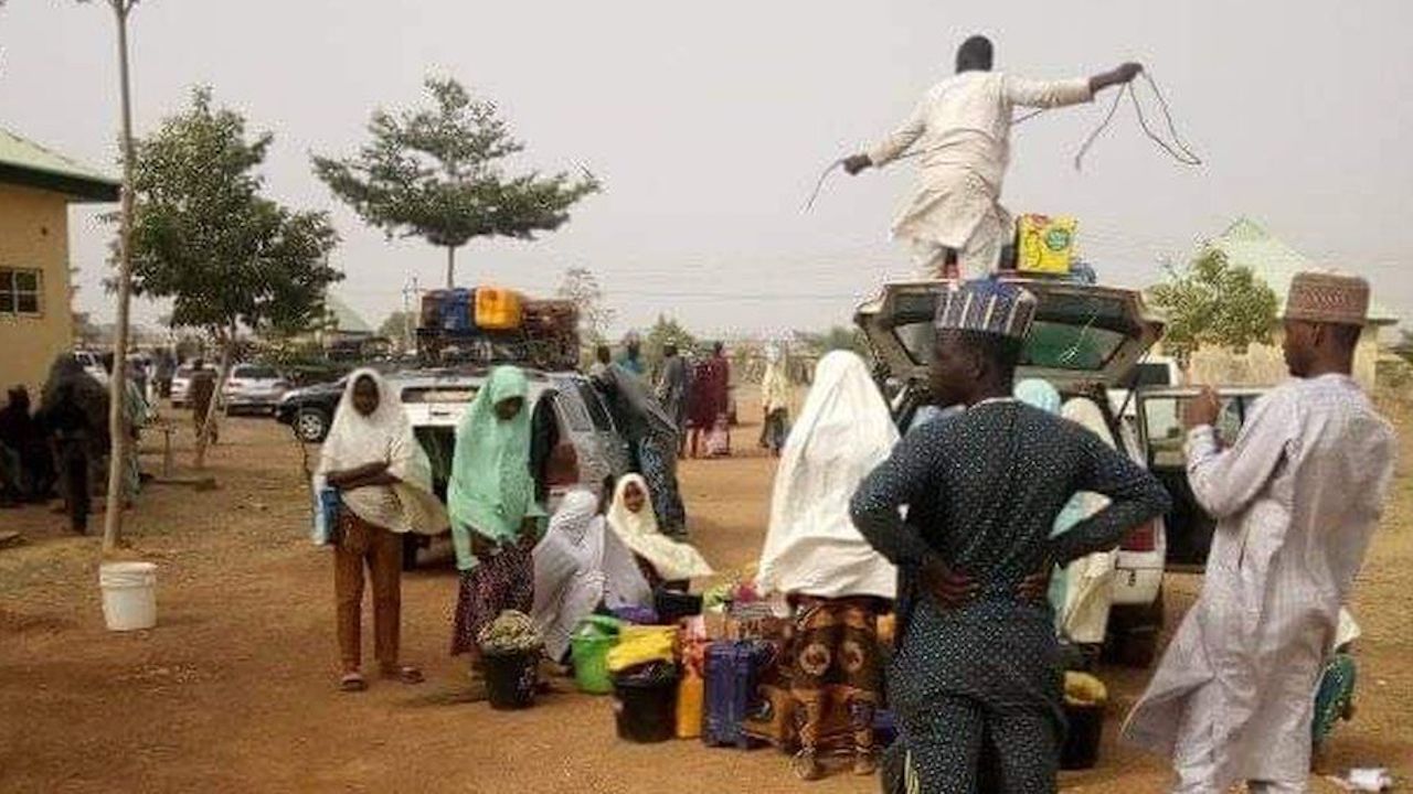 More than 300 schoolgirls have been kidnapped by unidentified gunmen from a school in north-western Nigeria. (Photo by Sanusi Jangebe)