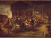 The Christmas Party by American artist Robert David Wilkie, c. 1850